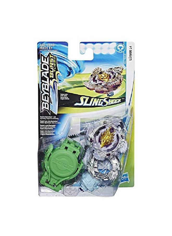 BeyBlade - Burst Turbo Slingshock Starter Pack Luinor L4 Top And Launcher, Multicolor - Image 1