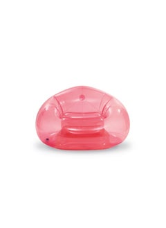 INTEX Transparent Pink Beanless Bag Chair 137x127x74 cm  - Image 3