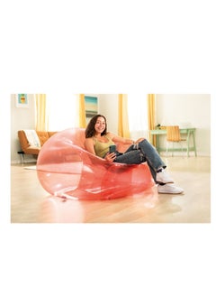 INTEX Transparent Pink Beanless Bag Chair 137x127x74 cm  - Image 5