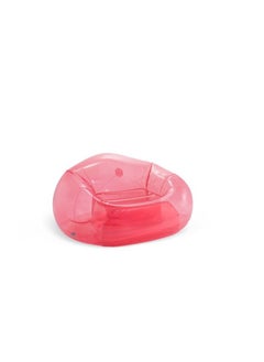INTEX Transparent Pink Beanless Bag Chair 137x127x74 cm  - Image 4
