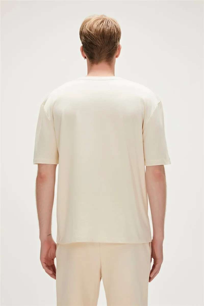 باد بير Re-Social Recycle Marshmallow White T-Shirt Printed Men's T-Shirt10