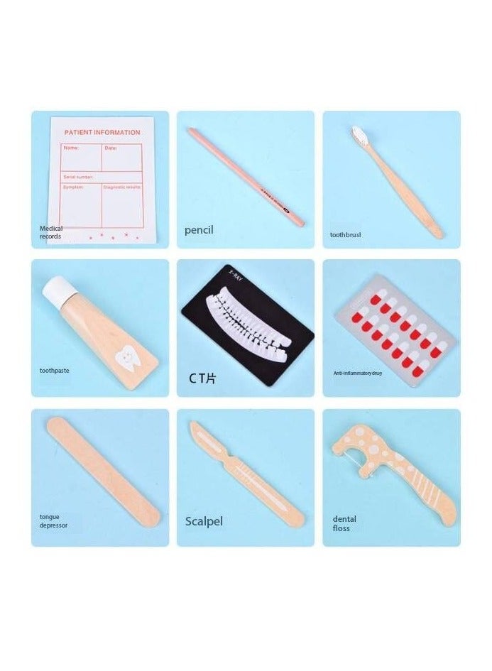 Doctor Kit for Kids with Stethoscope Pretend Play Medical Toys Set Kids Doctor Playset Dentist Kit Toys - Image 3