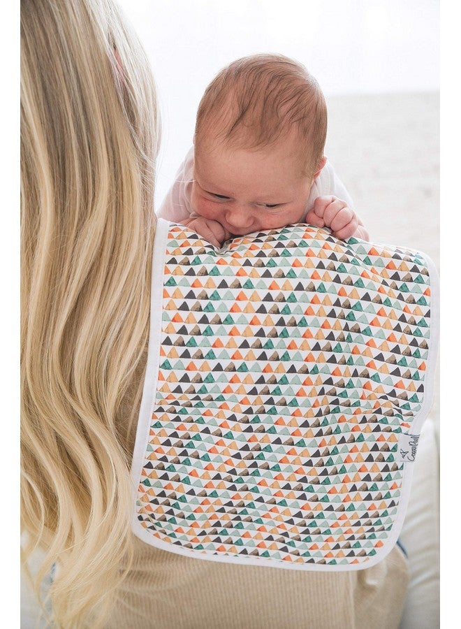 Copper Pearl Premium Baby Burp Cloths - 3-Pack Large Cotton Burp Cloths, Extra Soft Spit Up Rags with 3 Absorbent Layers, Perfect for Baby Boy Gifts (21" x 10" Size, Bison Set) - Image 4