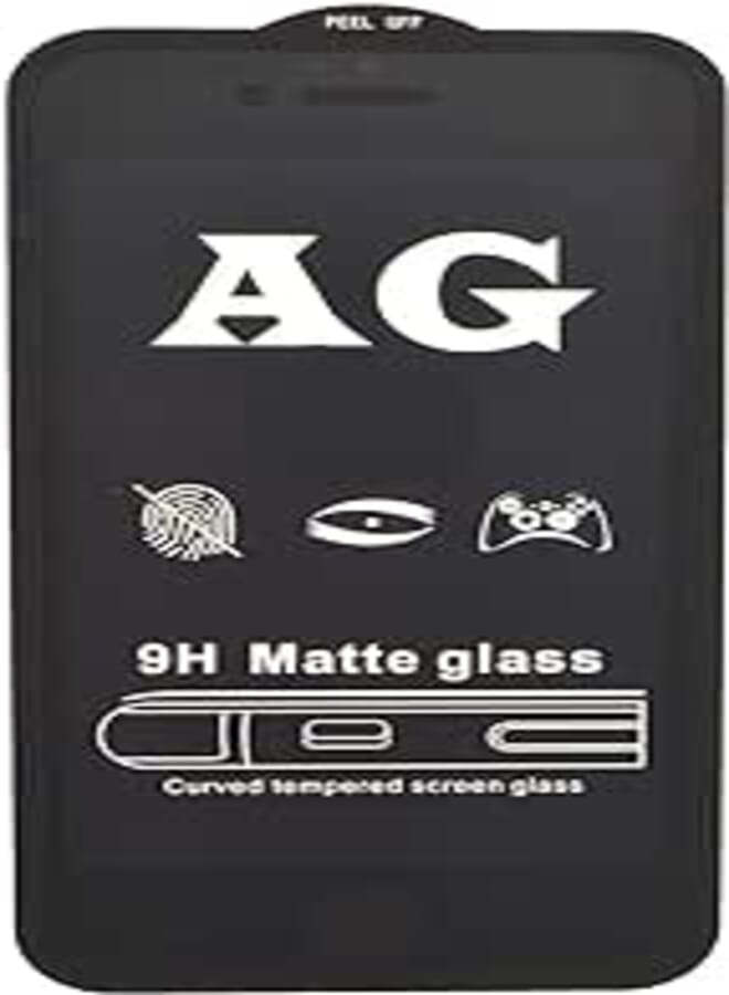 AG 9H Screen Protector Curved Blue Glass Anti-scratch For Apple iphone 6 4.7 Inch - Black