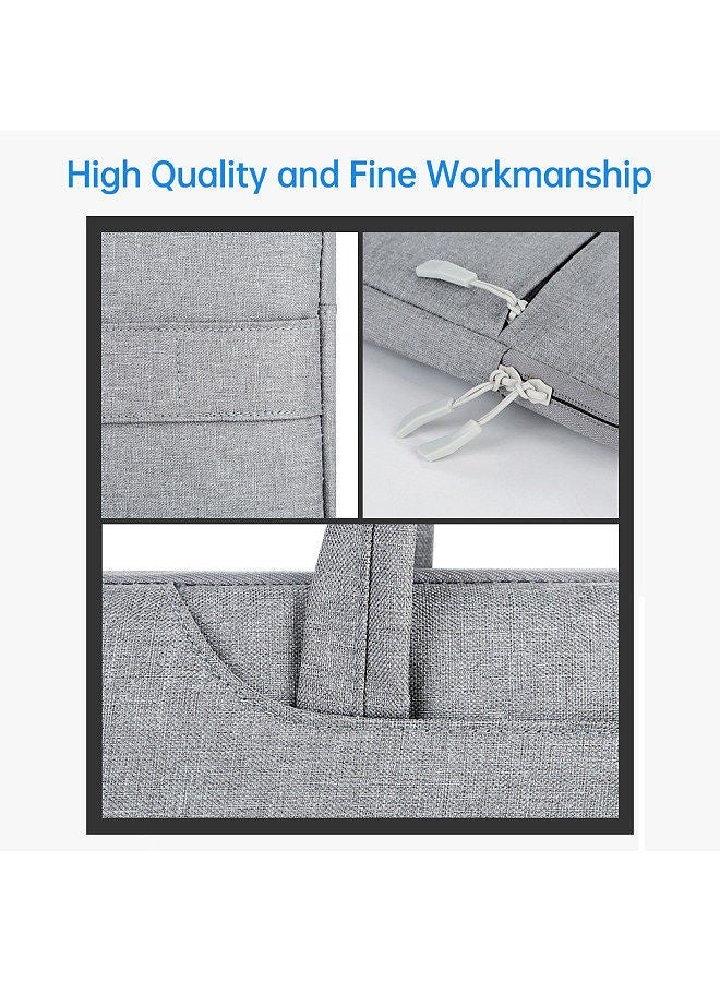 نيبمينينت Laptop Sleeve Case 15.6 inches Shoulder Messenger Bag 360° Protective Computer Carrying with Multilayer Waterproof Anti-scratch Compatible HUAWEI Microsoft Acer Asus Laptops - Image 4