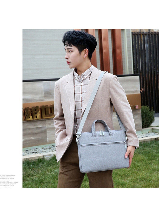 نيبمينينت Laptop Sleeve Case 15.6 inches Shoulder Messenger Bag 360° Protective Computer Carrying with Multilayer Waterproof Anti-scratch Compatible HUAWEI Microsoft Acer Asus Laptops - Image 5