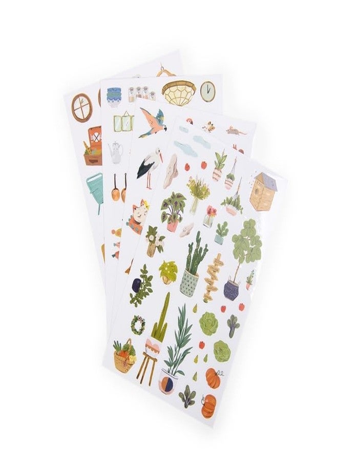 Moulin Roty The Parisiennes Coloring Book with 145 Stickers - Delicate Pencil Sketches, French-Inspired Scenes Activity Book, Creative Fun Coloring Pages for Kids & Adults, Perfect Travel Essential - Image 2