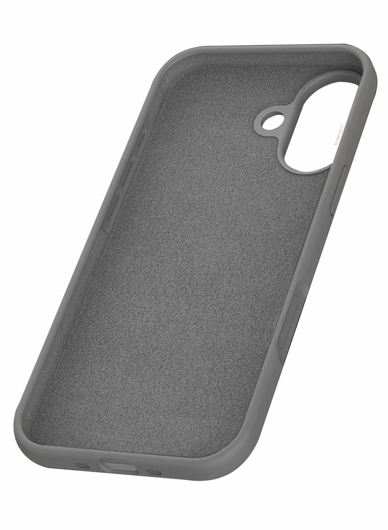 CATANES 2 Packs Silicone Protective Phone Case for iPhone 17 - Soft Anti-Scratch Microfiber Lining Ultra Slim Drop Protection Phone Cover with 3D Screen Protector - Dark Grey - Image 5