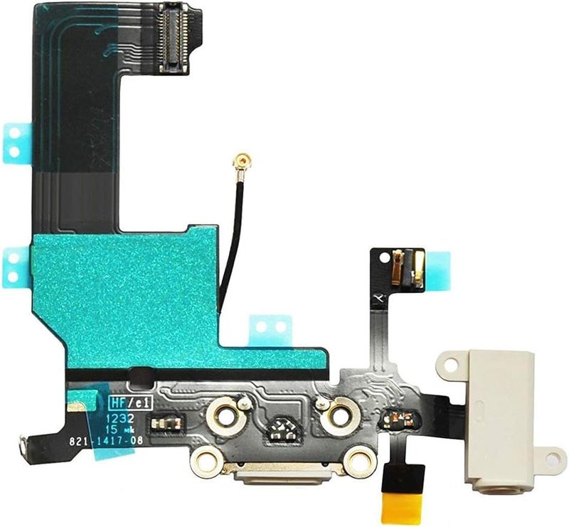 Mmobiel MMOBIEL Dock Connector Compatible with iPhone SE 2016  Charging Port Flex Cable  Headphone PortMicrophoneAntenna Replacement only Compatible with iPhone SE 2016  Incl Screwdrivers  White  - Image 5