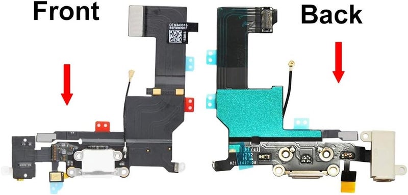 Mmobiel MMOBIEL Dock Connector Compatible with iPhone SE 2016  Charging Port Flex Cable  Headphone PortMicrophoneAntenna Replacement only Compatible with iPhone SE 2016  Incl Screwdrivers  White  - Image 4