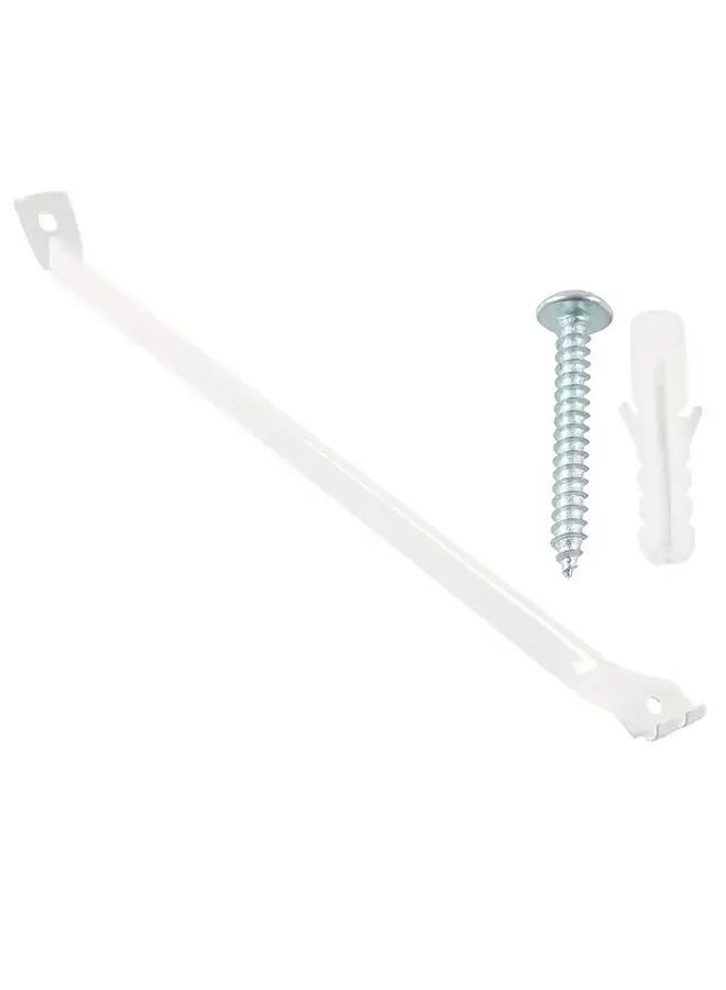 1pc Metal Support Brackets With Screws For Wall Shelf Mounting Caravan Storage - Image 1