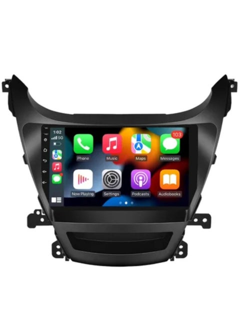 Android Screen For Hyundai Elantra 2014 to 2015 4GB RAM Support Apple Carplay Android Auto Wireless QLED Touch Screen AHD Camera Included SIM Card Support Navigation Offline Online Support Bluetooth