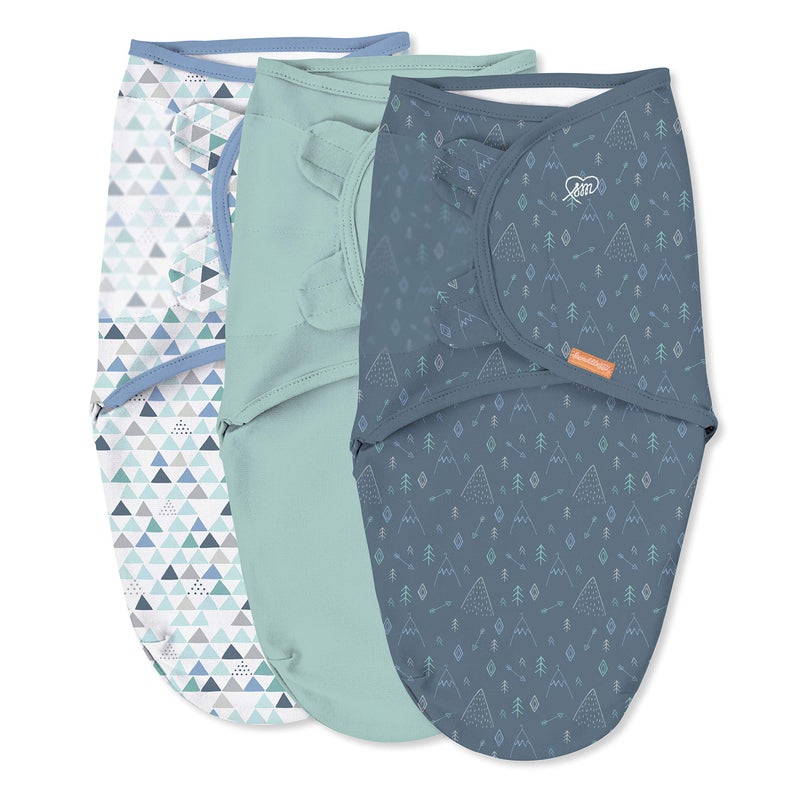 SwaddleMe by Ingenuity Original Swaddle - Size Small/Medium  0-3 Months  3-Pack (Lil Wild One) - Image 3