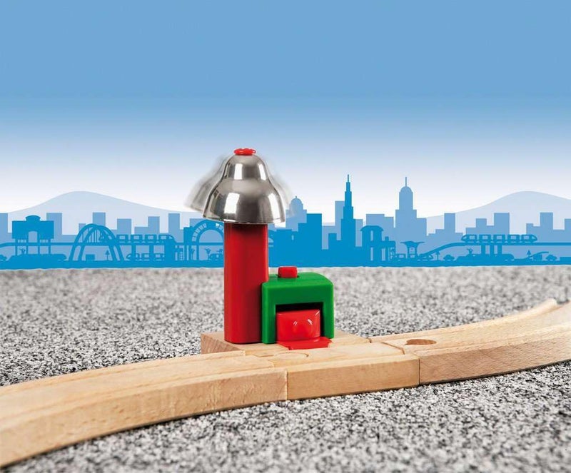 Brio Brio Magnetic Bell Signal, Green - Accessory for Toy Train Sets, Ages 3 and Up  - Image 3