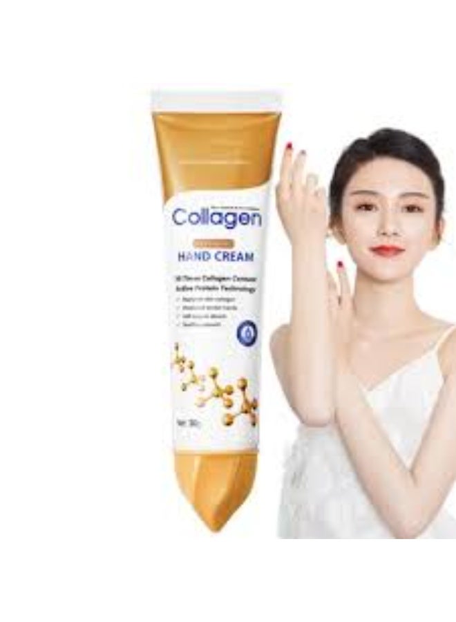 SADOER Collagen Anti-wrinkle Hand Cream Whitening Moisturising Dry Skin Repair Products Softening Nourishing Anti-dry Skin Care - Image 1