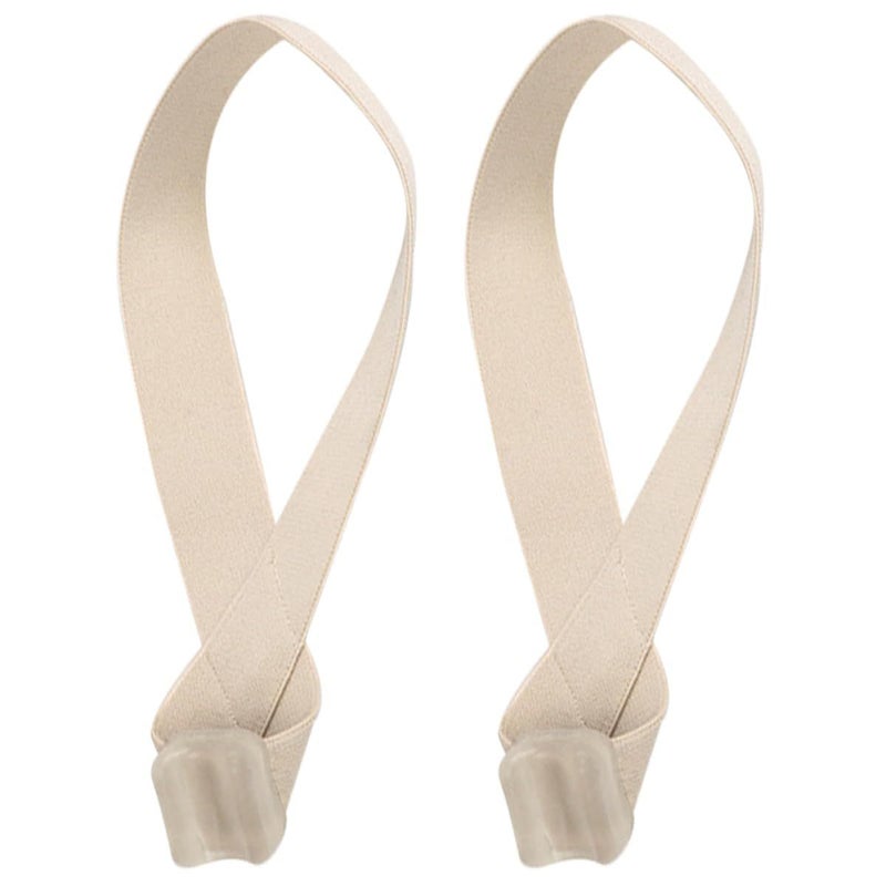 2 Pcs Toe Valgus Corrector Bunion Straightener Skin Color Men Women Day Night Wear - Image 2