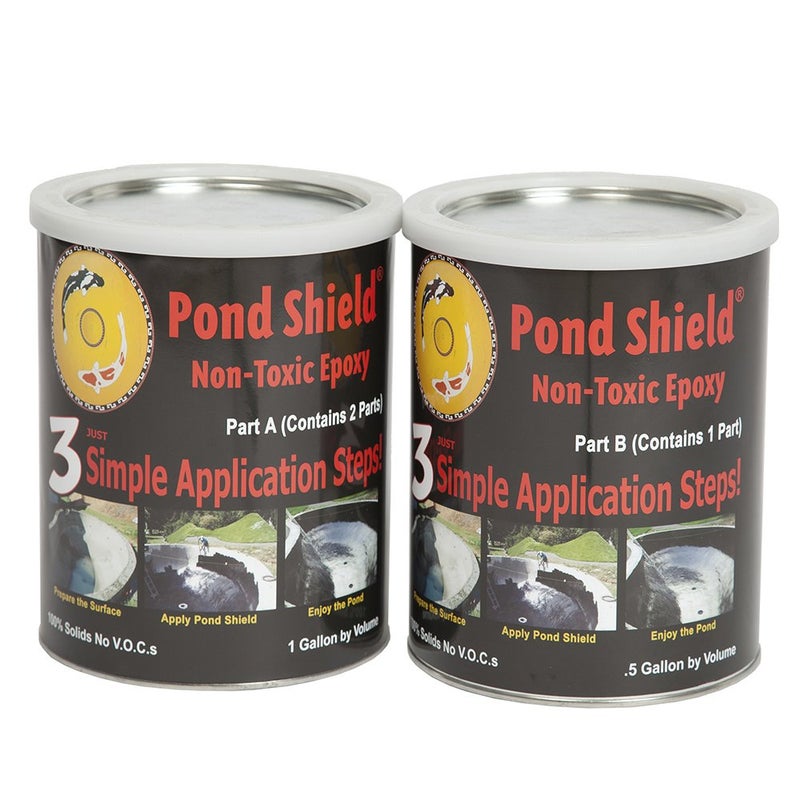 Pond Armor SKUGRAYGA NonToxic Pond Shield Epoxy Paint 15Gallon Gray 192 Fl Oz Pack of 1