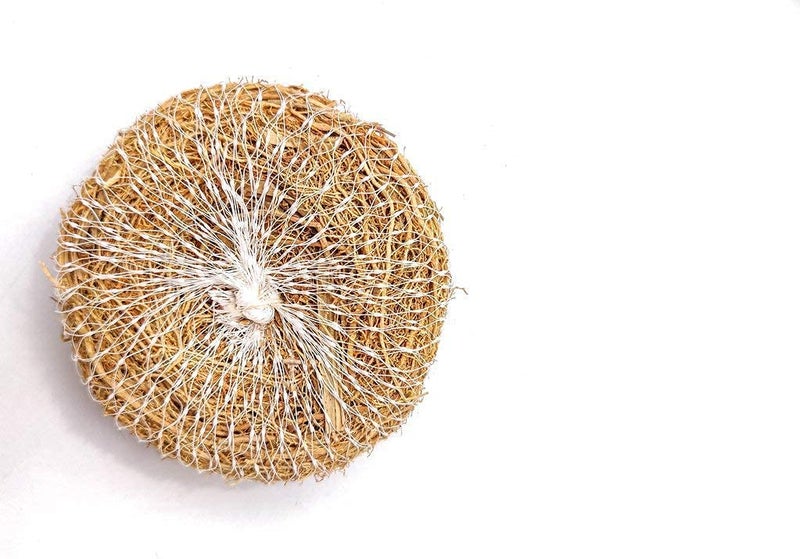 LJL Traders Kerala Traditional Ayurvedic Long Lasting Handmade Ramacham Herbal Bath Scrubber For Women & Men/Natural Vetiver (Khus) - Pack of 5 - Image 4