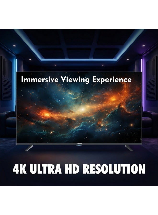 نيكو تلفزيون نيكو ذكي 43 بوصة بدقة 4K ونظام أندرويد 14 مع رسيفر داخلي - موديل 43NSSX - Image 2