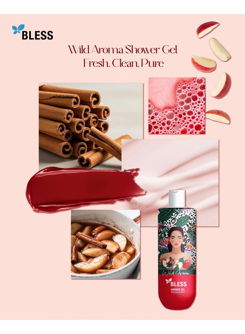 بليس جل استحمام برائحة وايلد أروما 500 مل - Image 2