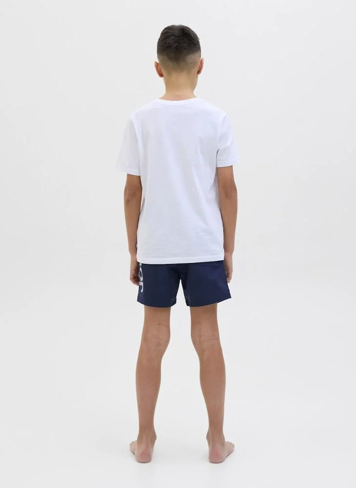 جاك وجونز جونيور Kids Logo Swim Shorts