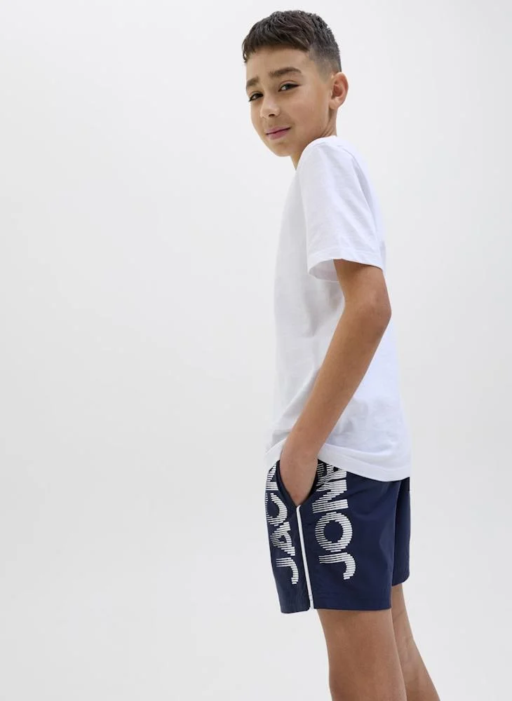 Jack & Jones Junior Kids Logo Swim Shorts