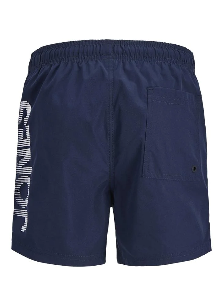 Jack & Jones Junior Kids Logo Swim Shorts