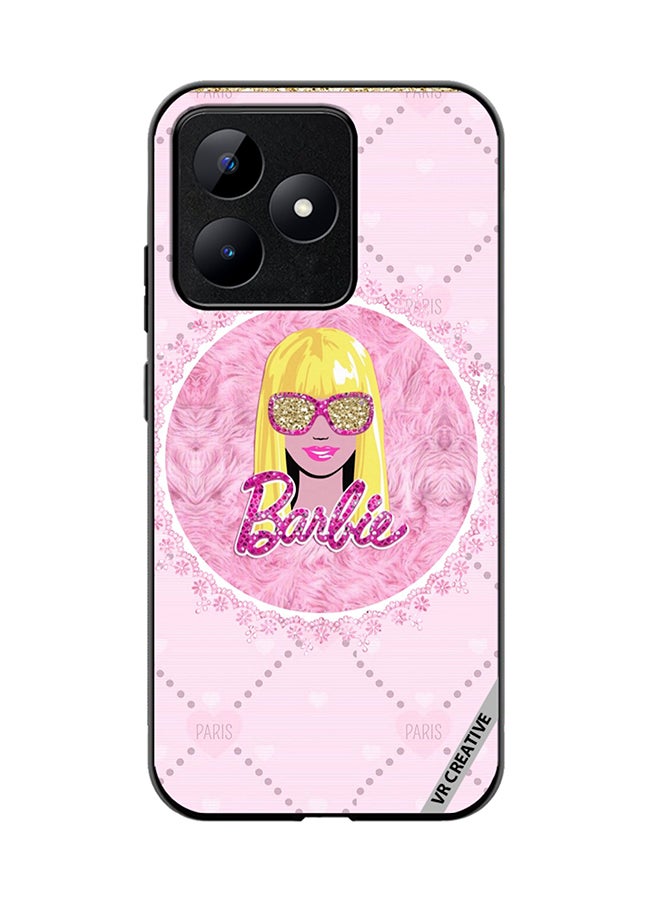 VR CREATIVE Protective Case Cover For Realme C53 Funky Barbie Design Multicolour - Image 1
