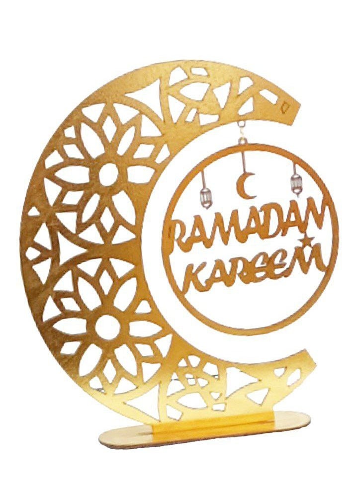ماركة غير محددة هلال ستاند رمضان كريم – قطعة ديكورية أنيقة لأجواء احتفالية مميزة  - Image 1