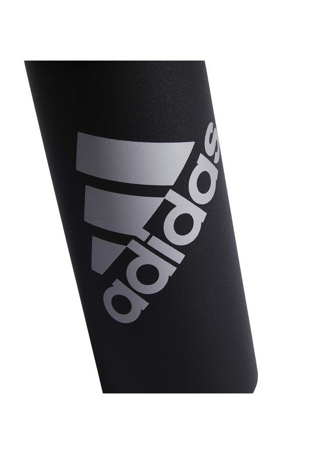 Adidas adidas 600 ML (20 oz) Metal Water Bottle, Hot/Cold Double-Walled Insulated 18/8 Stainless Steel, Black/Silver Metallic, One Size  - Image 4
