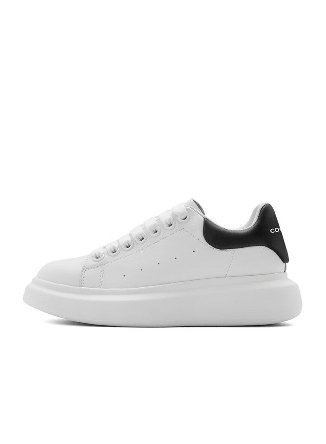 Belle Thick-soled White Sneakers For Women, Same Style As In Department Stores, Contrasting Color Platform Shoes Z2u1dcm5 Black Tail Wing - Classic Style 38 - Image 5