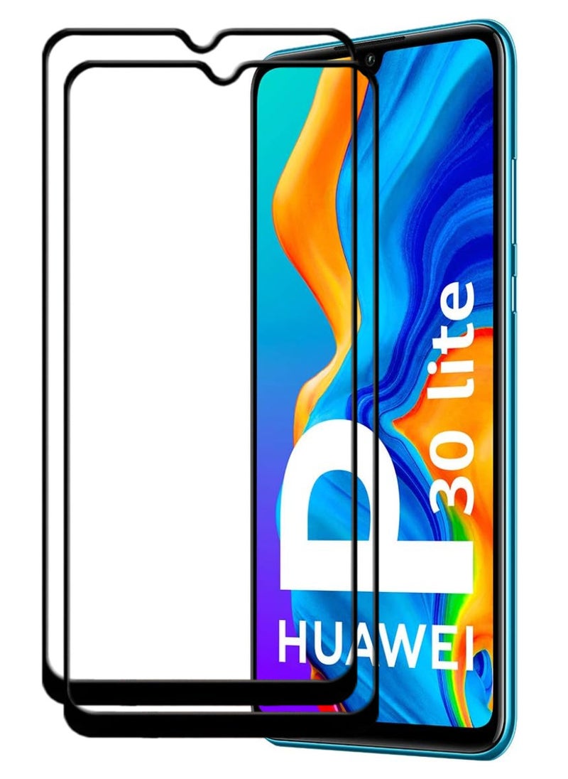 ACLIX 2 Pieces Antistatic ESD Dustproof Premium Quality High Definition Tempered Glass Screen Protector Designed For Huawei P30 lite - Image 1