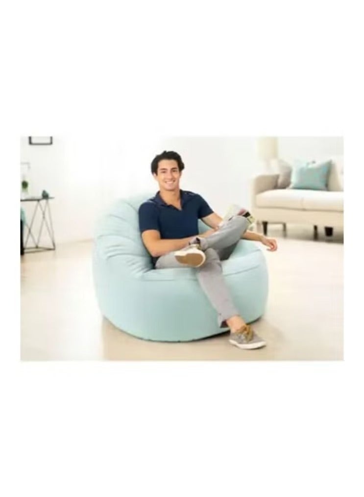انتكس كرسي قابل للنفخ بدون أكياس - تشكيلة زرقاء