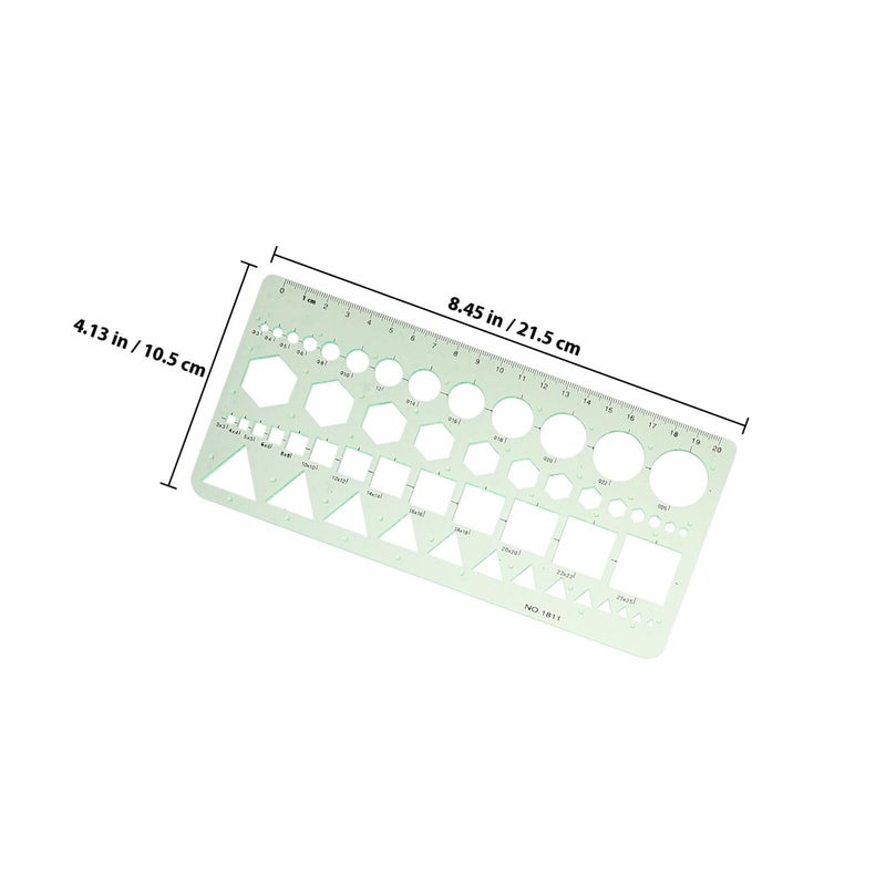 Architectural Drawing Template Set Plastic Stencils For Drafting Technical Art Design - Image 3