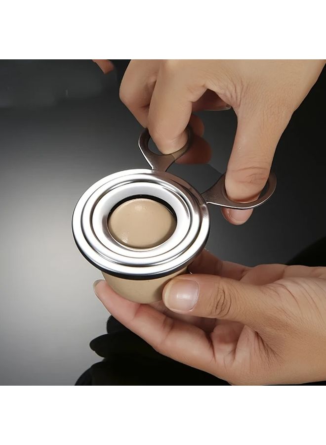 Stainless Steel Egg Cracker Manual Opener With Quick Shell Removal Silvery Color - Image 4