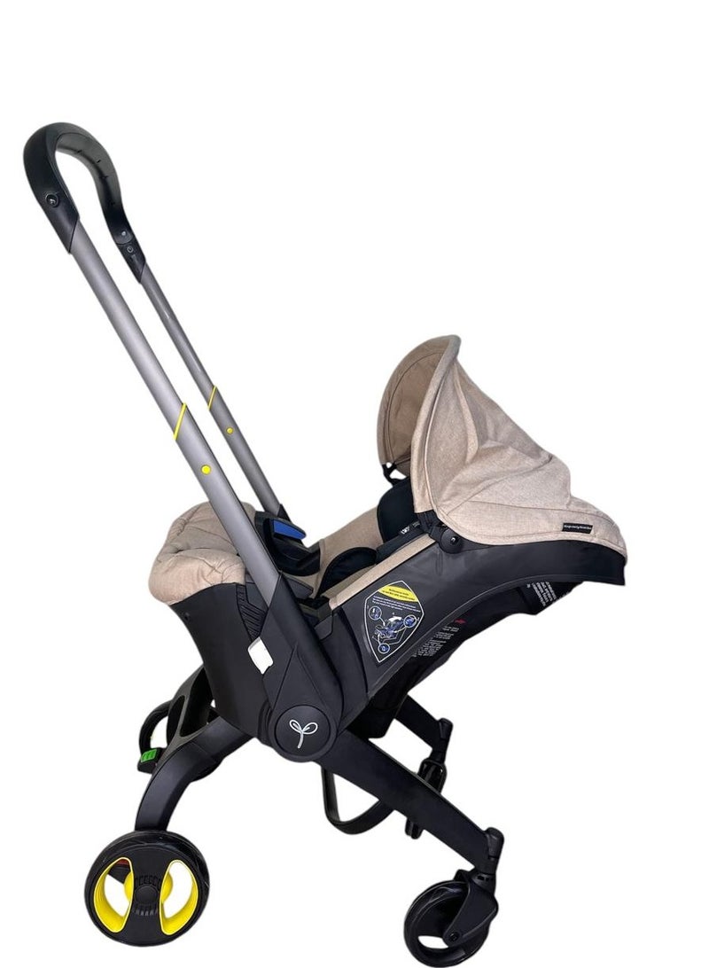 Doona 4‑in‑1 Foldable Baby Travel System: Stroller, Car Seat, Sling & Rocker – All‑Wheel Suspension & UV Canopy - Image 2