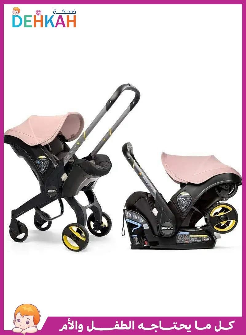 Doona 4‑in‑1 Foldable Baby Travel System: Stroller, Car Seat, Sling & Rocker – All‑Wheel Suspension & UV Canopy - Image 1