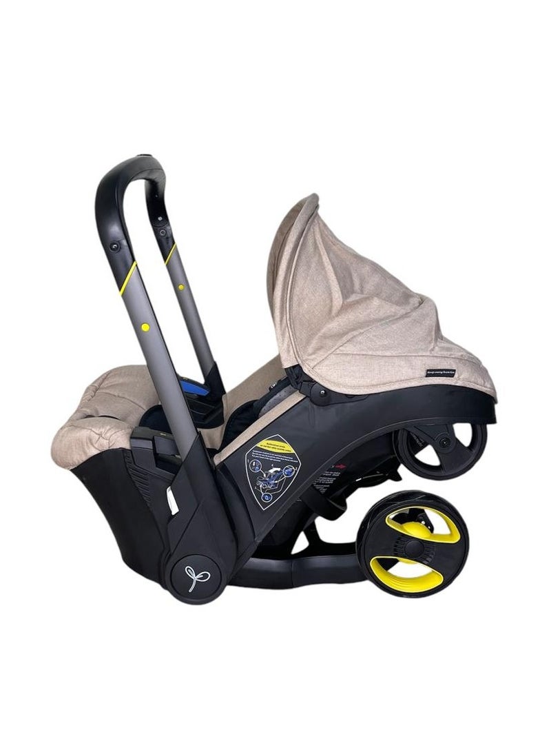 Doona 4‑in‑1 Foldable Baby Travel System: Stroller, Car Seat, Sling & Rocker – All‑Wheel Suspension & UV Canopy - Image 4