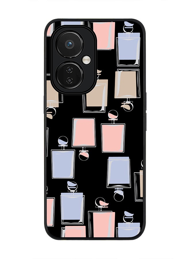 Stylizedd Rugged Black edge case for Nord CE 3 Lite Slim fit Soft Case Flexible Rubber Edges Anti Drop TPU Gel Thin Cover - Fragrant Perfume - Image 1