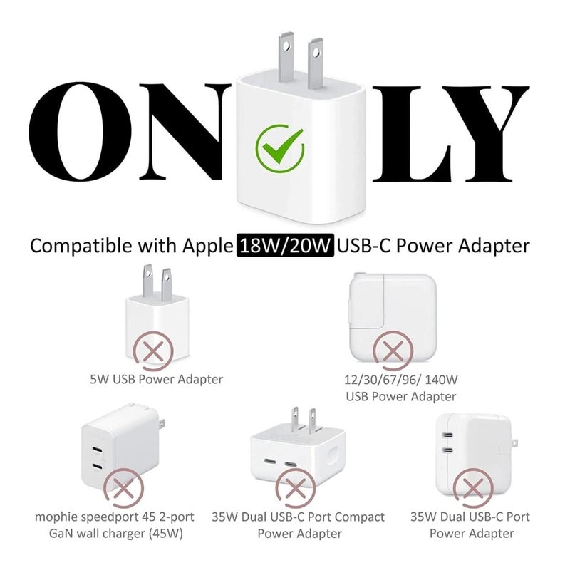 TECHWIND 4 in 1 Protective Case Cover Compatible for iPhone 18-20W Adaptor/Charger only | 360° Protection for iPhone 18-20W Adaptor/Charger (Design 78) - Image 2