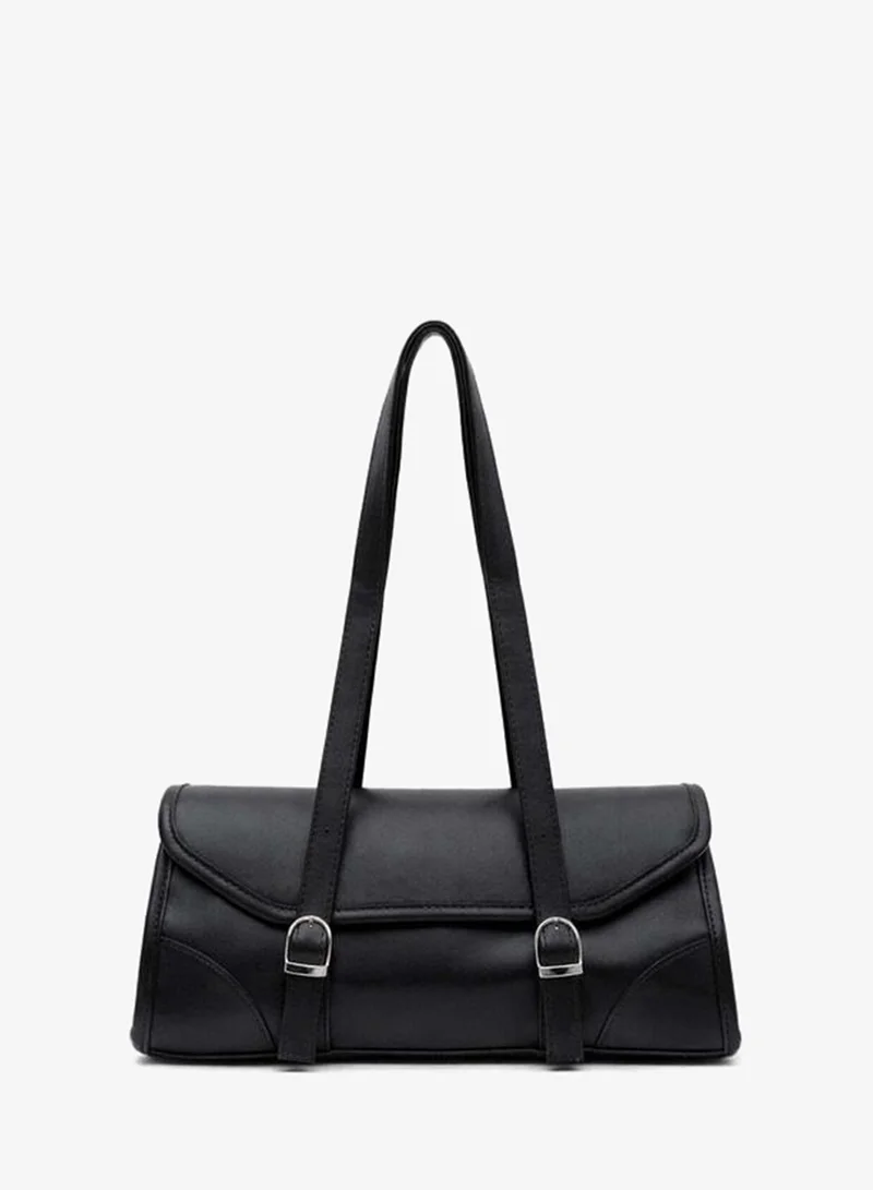 شولي باجس Calvino Vintage Baget حقيبة سوداء.