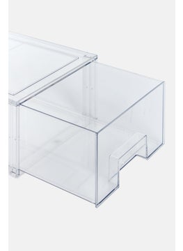 Vesta Multi Use Stackable Drawer, Tranparent  - Image 3