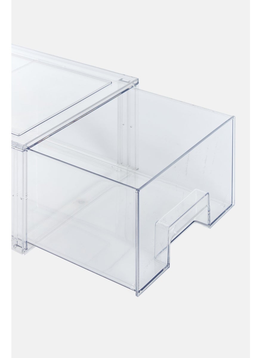 Vesta - Multi Use Stackable Drawer, Tranparent - Image 1
