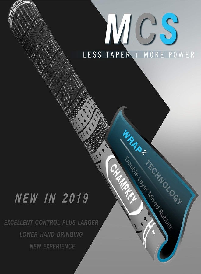 CHAMPKEY MCS Hybrid Golf Grips 13 Pack | All Weather Control and High Feedback Golf Club Grips | Choose Between 13 Grips with 15 Tapse and 13 Grips with All Kits - Image 2