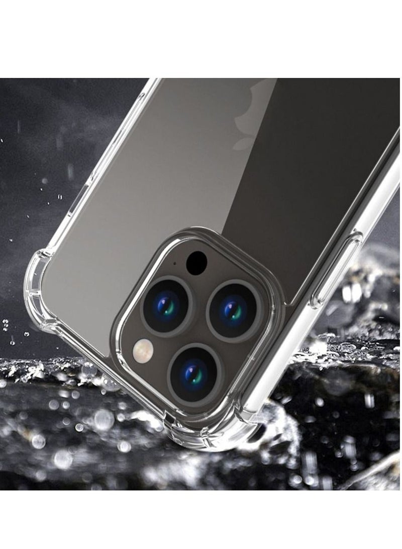 iPhone 14 Pro Case 6.1 Inch Premium Air Cushion Drop Protection Clear PC Back Cover Shockproof Scratch Resistant Protective Case for iPhone 14 Pro - Image 5