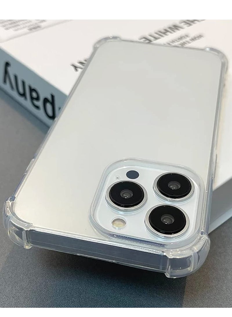 iPhone 14 Pro Case 6.1 Inch Premium Air Cushion Drop Protection Clear PC Back Cover Shockproof Scratch Resistant Protective Case for iPhone 14 Pro - Image 3