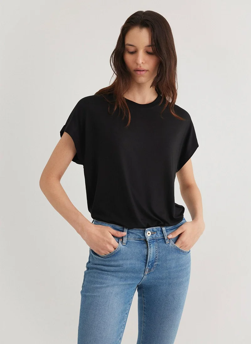 MAVI Black Basic T-Shirt