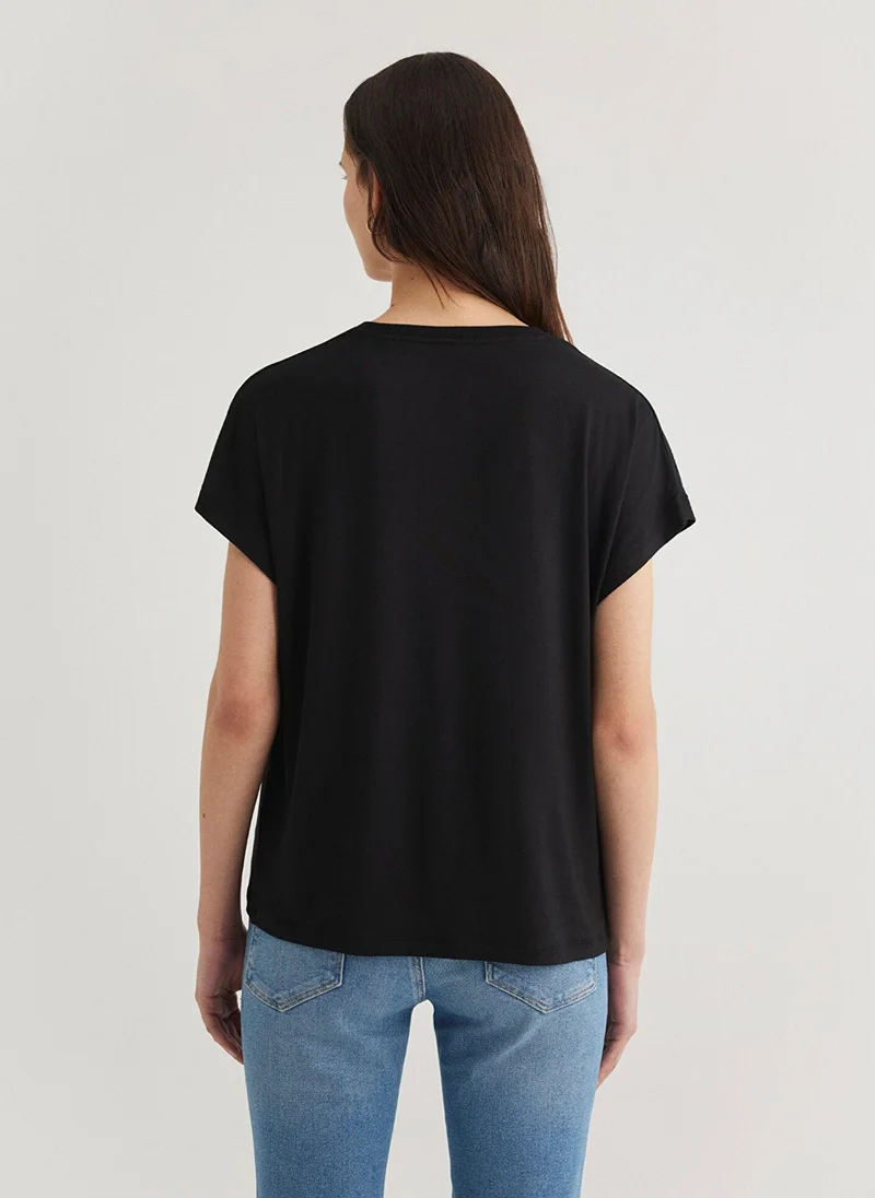 MAVI Black Basic T-Shirt