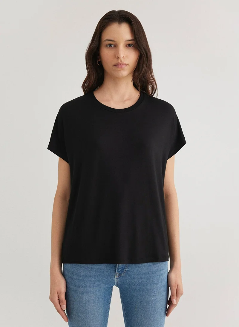 MAVI Black Basic T-Shirt
