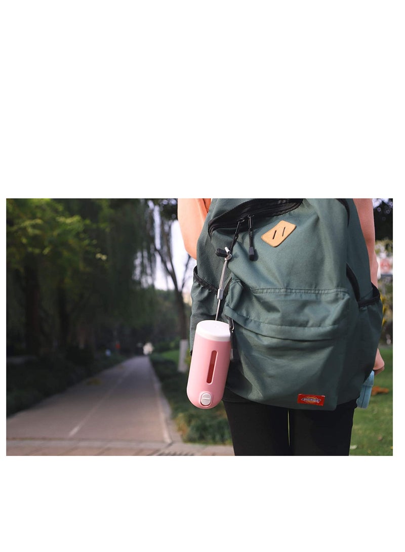 SYOSI Dog Water Bottle Portable Pet Dispenser Retractable Antibacterial Food Grade Leak Proof Puppy Water Dispenser Outdoor Drink Bottle Bowl for Pet Walking Travelling Drinking 300ml - Image 5